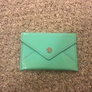 Authentic Tiffany & co patent leather card holder